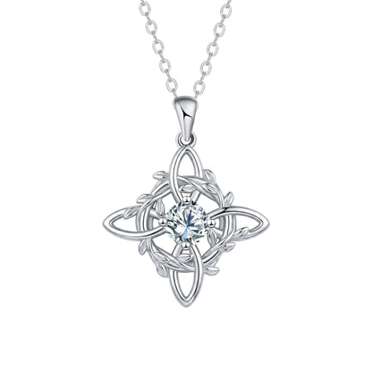 【Compra 1 y llévate 1 gratis】2 pieza 26 euros💥Collar místico de nudo de bruja con piedra de nacimiento 🔮💞 Protege a tus seres queridos