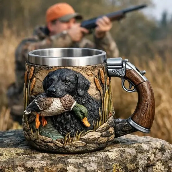 1 kus za 650 Kč 🔥【Výprodej – sleva 50 %】🔫☕ Nový hrnek na kávu pro lovce