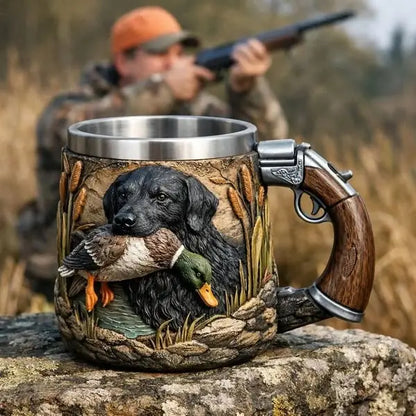 1 kus za 650 Kč 🔥【Výprodej – sleva 50 %】🔫☕ Nový hrnek na kávu pro lovce