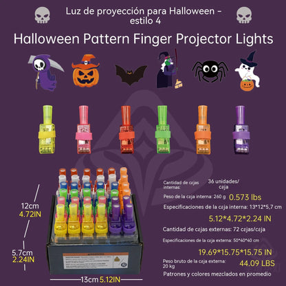 🔥¡Oferta imperdible con 50% de descuento!🔥 Mini luces LED de colores para dedos: linternas luminosas para fiestas con banda elástica.