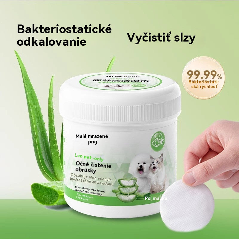 🐕🐈Tisztító törlőkendők háziállatok szemfoltjaihoz 🔥Eltávolítja a könnyfoltokat🔥