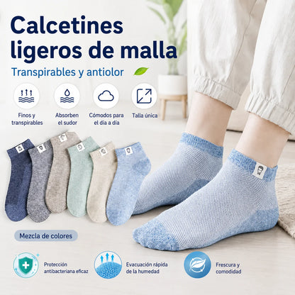 🔥10 pares 29 euros⚡🧦 Calcetines transpirables antibacterianos y antiolor para hombre