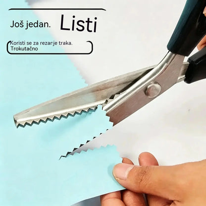 Kupite jedan, dobijte jedan gratis！ Profesionalne nazubljene škare – Oštre nazubljene škare