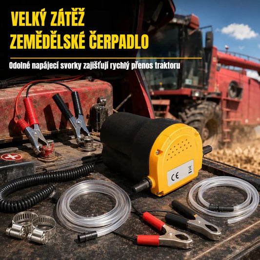 🚗12V 24V Přenosné elektrické samonasávací čerpadlo, mikro extraktor oleje pro automobily