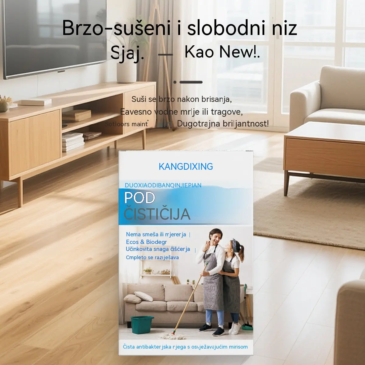 🧹✨ 【4 pakiranja - 240 tableta】Antibakterijske i dezodorirajuće višenamjenske tablete za čišćenje | Pogodne za drvene podove, laminat, pločice i zidove kamp-kućice