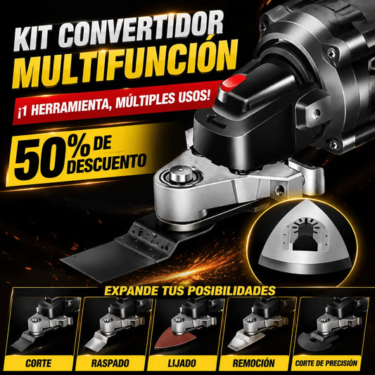 🔥【50% de descuento】🔩 Kit convertidor para amoladora angular, multifuncional, amplía fácilmente tu gama de funciones