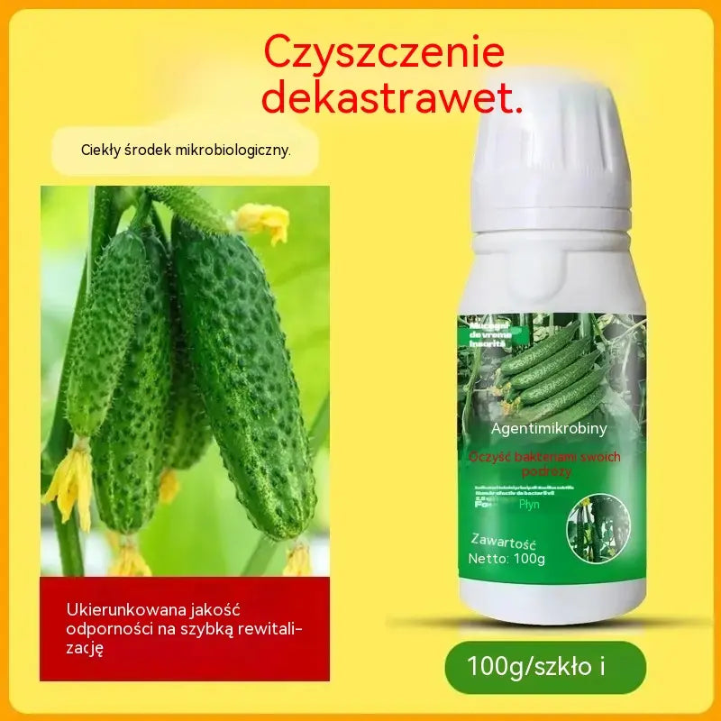 🥒🥒【3 botellas】Fungicida sistémico para pepinos – Control eficaz de bacteriosis, manchas amarillas y enfermedades foliares