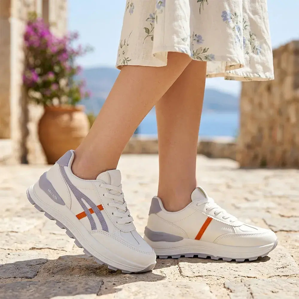 🍂 Za proljeće i jesen! ✨ Ženske ležerne sportske cipele 👟 【36-40】Lagane tenisice za trčanje, s debelim potplatima i efektom podizanja, mekane, prozračne i udobne, moderne i svestrane 💖