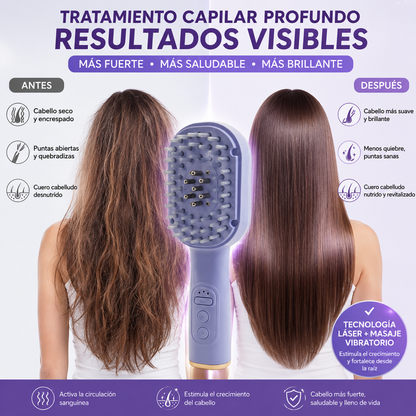 ⚡💨 Pulverizador eléctrico con peine de masaje y cojín de aire