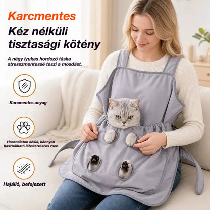 🐕1 darab 9500 Ft🐈Állatkényeztető kötény (szőrálló) lábnyílásokkal, ideális macskák tartására🥻