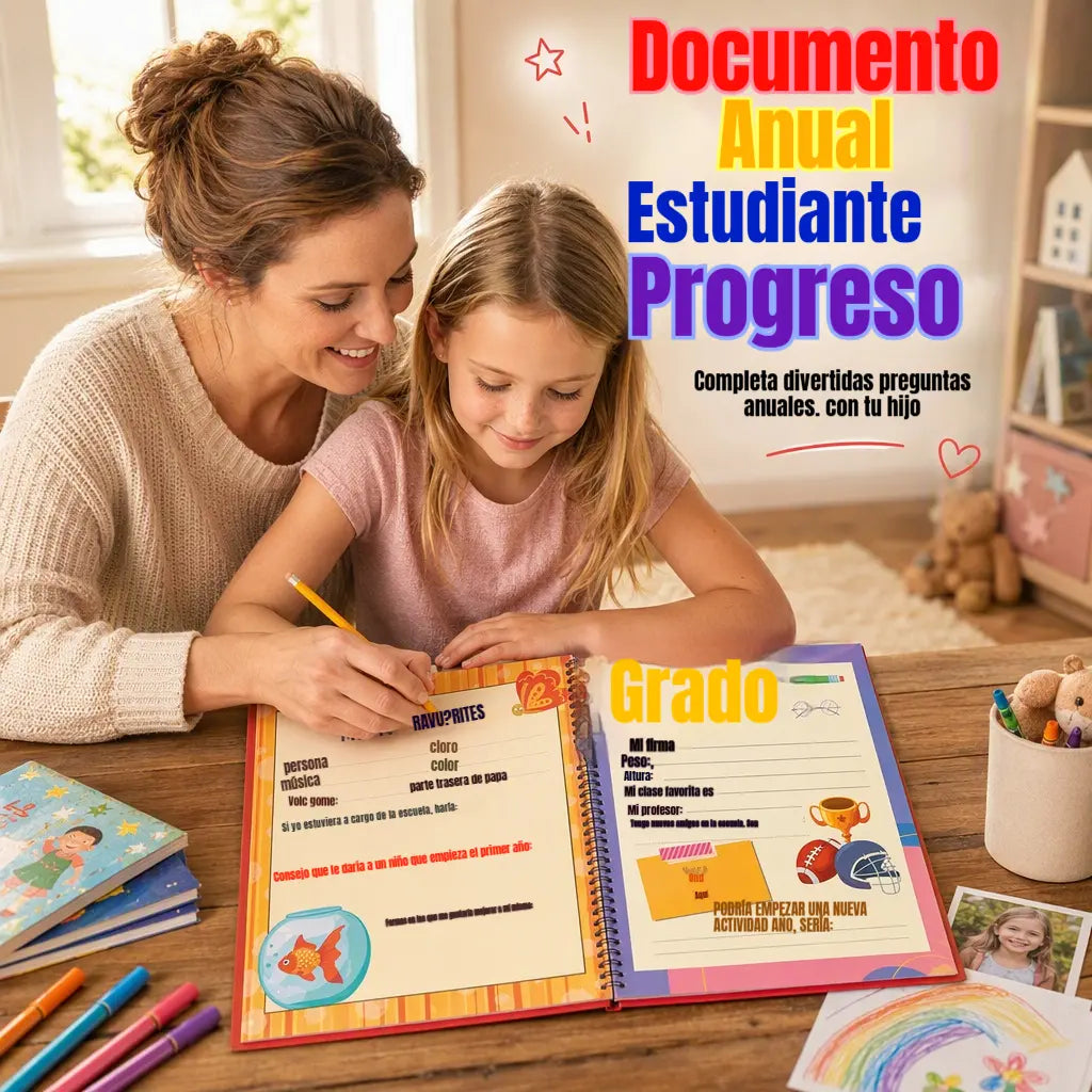 ⏳🔥¡50% DE DESCUENTO POR TIEMPO LIMITADO! ⏰Libro de recuerdos escolares/cuaderno de viaje para estudiantes📓🎓