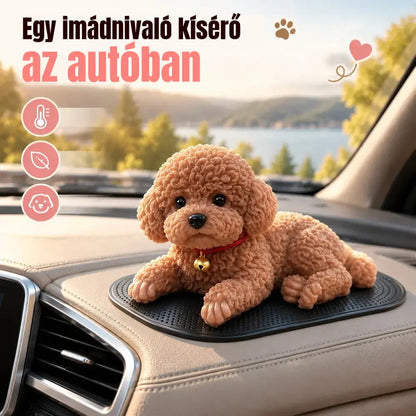 🐶【2 darab 9300 Ft】 Korlátozott ideig tartó ajánlat: 1+1 INGYEN (2 darab) ⚡ · Aranyos kutyus autó műszerfal dekoráció · Csúszásgátló szőnyeggel 🌟!