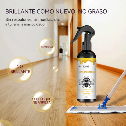 【30%OFF】【50%OFF】🍯 Spray pulidor de madera con infusión de cera de abeja para el mantenimiento de muebles y la prevención de grietas.