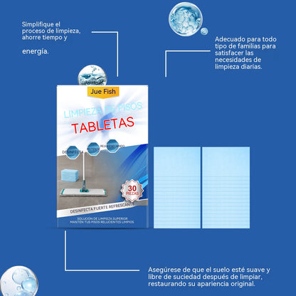 🔥【Compra 1 y llévate 1 gratis】💦🏡Toallitas limpiadoras de suelos solubles en agua