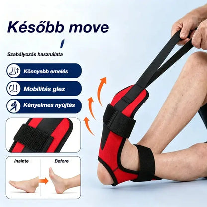 【2 db 9600 Ft】Nyújtóöv és szalagnyújtó jógához és fitneszhez – Lélegző és állítható pánt a bokához és a lábfejhez, a regenerációhoz és a rugalmassághoz