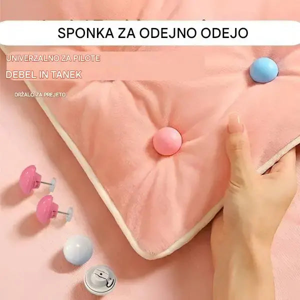 ✨ 【20 kosov】Pritrdilci za odeje – Stabilni in enostavni za uporabo! 📍Univerzalni – za debele in tanke odeje