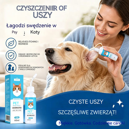 🐶【Kup 1, otrzymaj 1 gratis】【2 za 89  zł. 】🐱 Środek do czyszczenia uszu łagodzący swędzenie u psów i kotów.