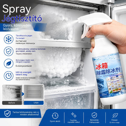 【Utolsó napi akció 50% KEDVEZMÉNY】Leolvasztó spray hűtőszekrényhez-fagyasztóhoz