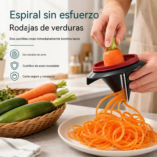 🥕🥒Cortador en espiral y rallador de verduras inalámbrico