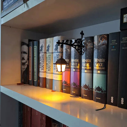 📚💡Iluminación decorativa para estanterías: farolillos para biblioteca✨
