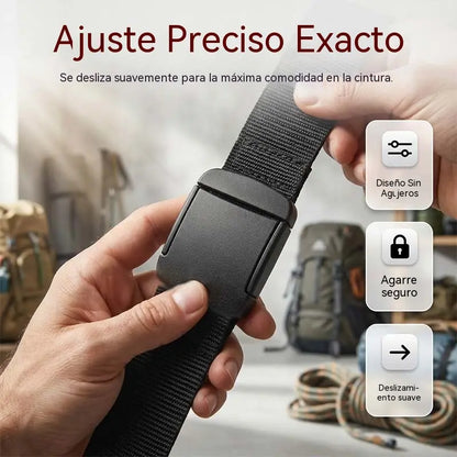 🔥【Longitud： 130 cm】Cinturón de viaje táctico con bolsillo oculto para dinero