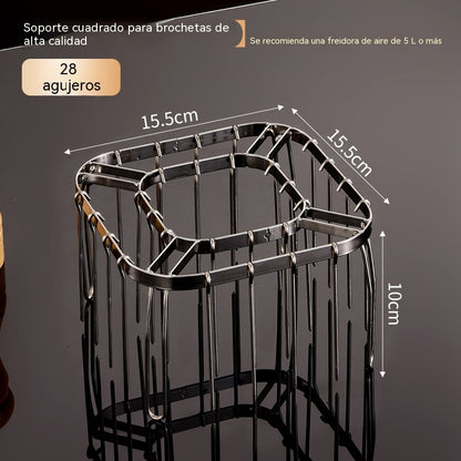 🥳⏳✨ ¡50% de descuento! Producto recientemente mejorado.✨Parrilla de acero inoxidable para brochetas🍢
