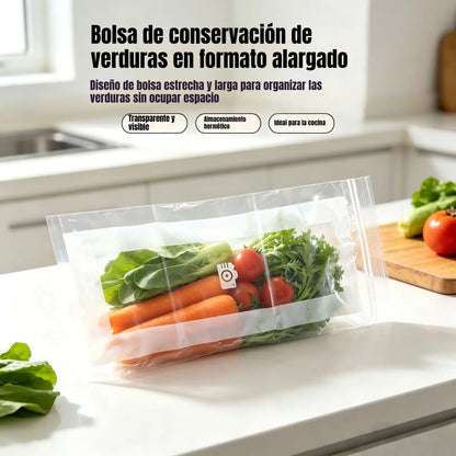 🥡 ¡50% DE DESCUENTO POR TIEMPO LIMITADO! 💧 Bolsas transparentes de doble cierre aptas para alimentos: a prueba de fugas, conservan la frescura y son resistentes ✨