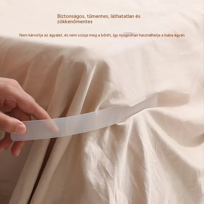🛏🛏4 darabos készlet 8900Ft - Lepedőrögzítők: csúszásmentes, láthatatlan, tűmentes kapcsok, amelyek a lepedőket és a gumis lepedőket a sarkoknál rögzítik, megakadályozva azok elmozdulását.