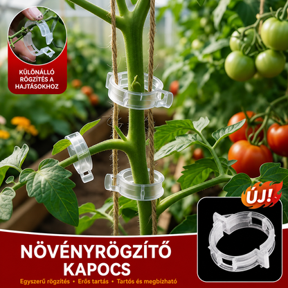 🔥【30% OFF】🔥【200 db】🌱Rögzített műanyag növényi kapcsok