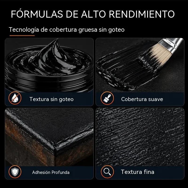 🔥【Compra 1 y llévate 1 gratis】🧹Pasta reparadora negra para la protección contra el óxido del metal