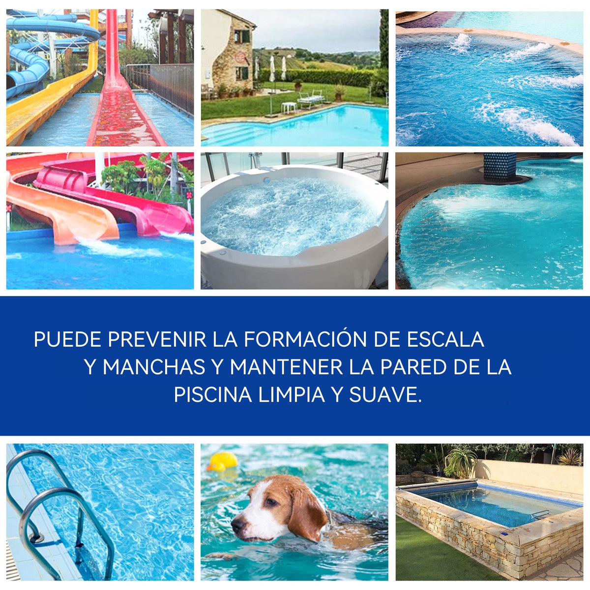 🔥Compre 1 y obtenga 1 gratis（2 botella）Pastillas efervescentes para la limpieza de piscinas