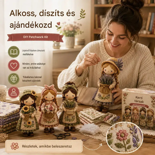 🎁Utolsó nap: Élvezd a 49% kedvezményt! 🧵 Miniatűr patchwork készlet a Miniature World sorozatból.