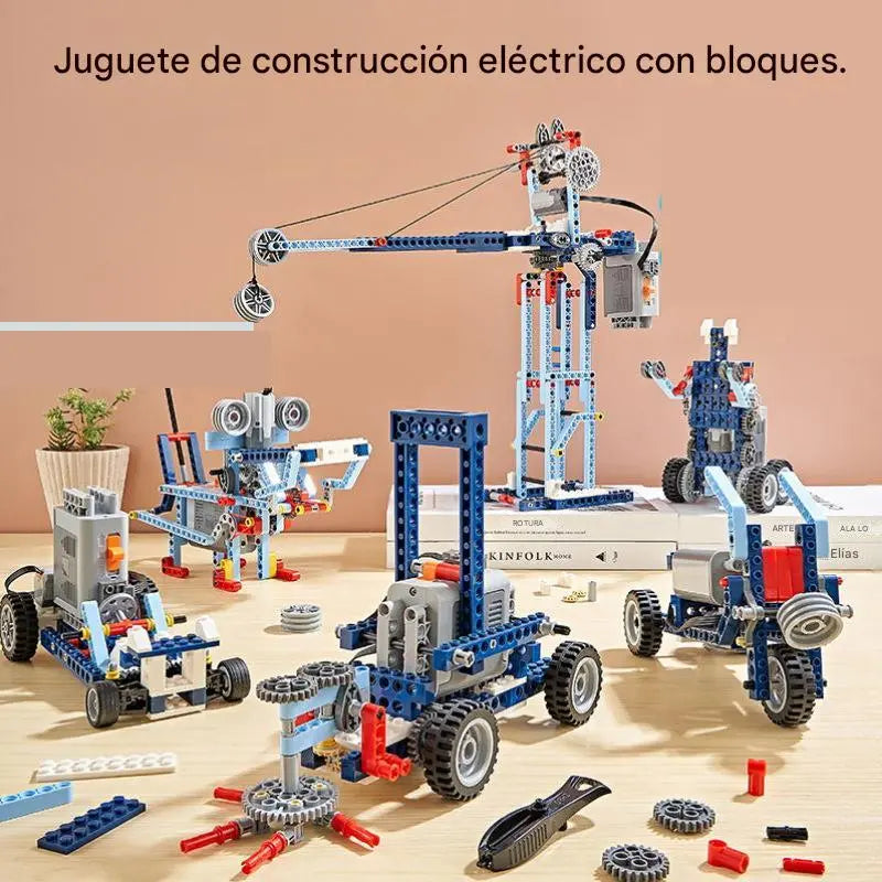 🤖🧩 【50% kedvezmény korlátozott ideig】LEGO típusú elektromos építőrobot gyerekeknek