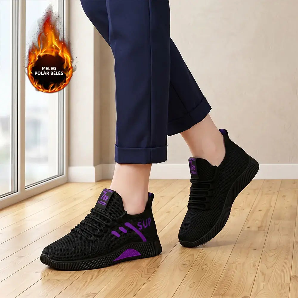 🔥🔥【35–40-es méret】Új, polárbéléses női sportcipő (őszi/téli kollekció)