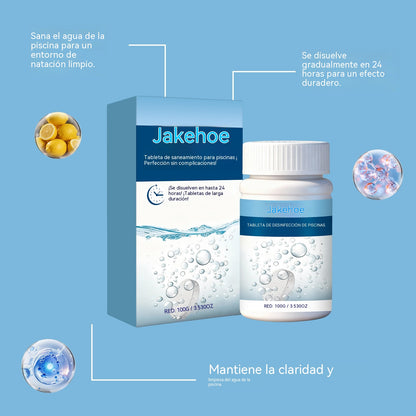 🔥Compre 1 y obtenga 1 gratis（2 botella）Pastillas efervescentes para la limpieza de piscinas