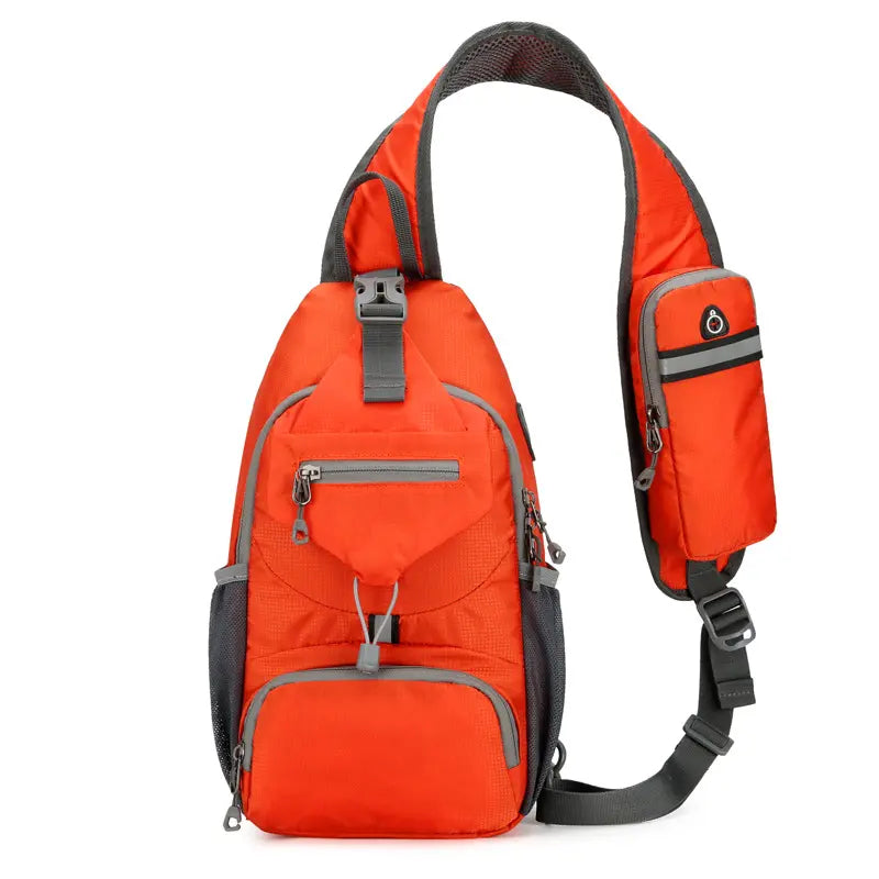 🎒 ¡50% DE DESCUENTO POR TIEMPO LIMITADO! ✨ Bandolera para hombre para exteriores: multibolsillos, resistente al agua, espalda transpirable 🌦️