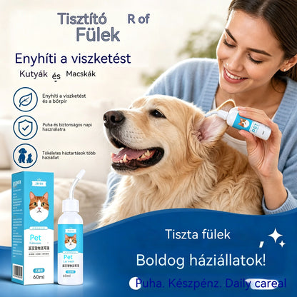 🐶🐱 Fültisztító kutyák és macskák fülviszketésének enyhítésére.