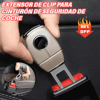 🔥【Compra 1 y llévate 1 gratis】🔥【2 piezas】🚗👍 Extensor metálico para el cinturón de seguridad del coche: diseño extendido para un viaje más cómodo.