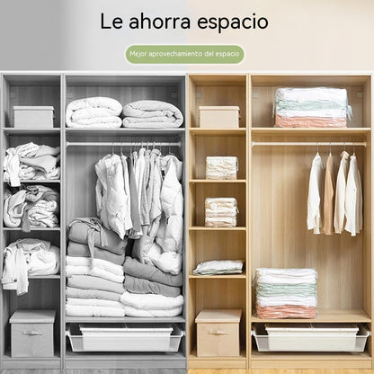 🔥🧳 5 artículos por solo 28 € 💨 Bolsas de almacenamiento al vacío grandes y compresibles: No necesitan bomba de aire, son a prueba de fugas, ideales para ahorrar espacio en tu maleta y en casa ✈️