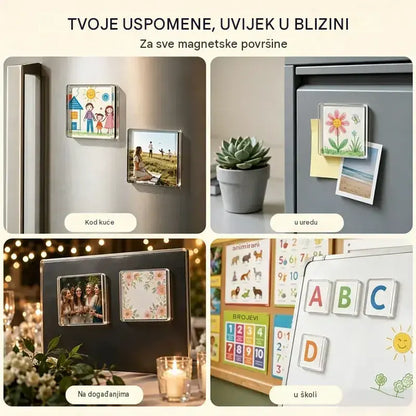 🧲✨ DIY komplet prozirnih magneta za hladnjak | Stvorite vlastite uspomene