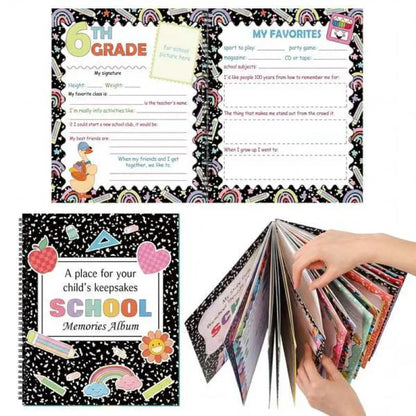 ⏳🔥¡50% DE DESCUENTO POR TIEMPO LIMITADO! ⏰Libro de recuerdos escolares/cuaderno de viaje para estudiantes📓🎓