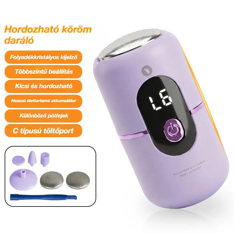 ✅Új 5 az 1-ben elektromos lábkerék, kompakt automata lábpedikűr kerék