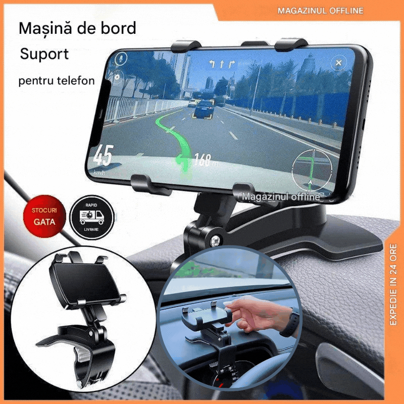🔥【Compra 1 y llévate 1 gratis】🚗Soporte para teléfono móvil giratorio de 360° para coche