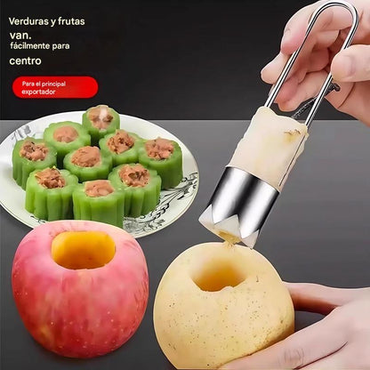 🔥【Compra 1 y llévate otro gratis】🍎🍋 Descorazonador multifuncional para frutas y verduras