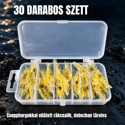 ⏰ Korlátozott ideig tartó féláras ajánlat ✨ Bionikus, puha garnéla műcsali | Rendkívül élethű, természetes mozgással; szakadásálló és tartós; édesvízi és sósvízi horgászathoz egyaránt alkalmas 🎣