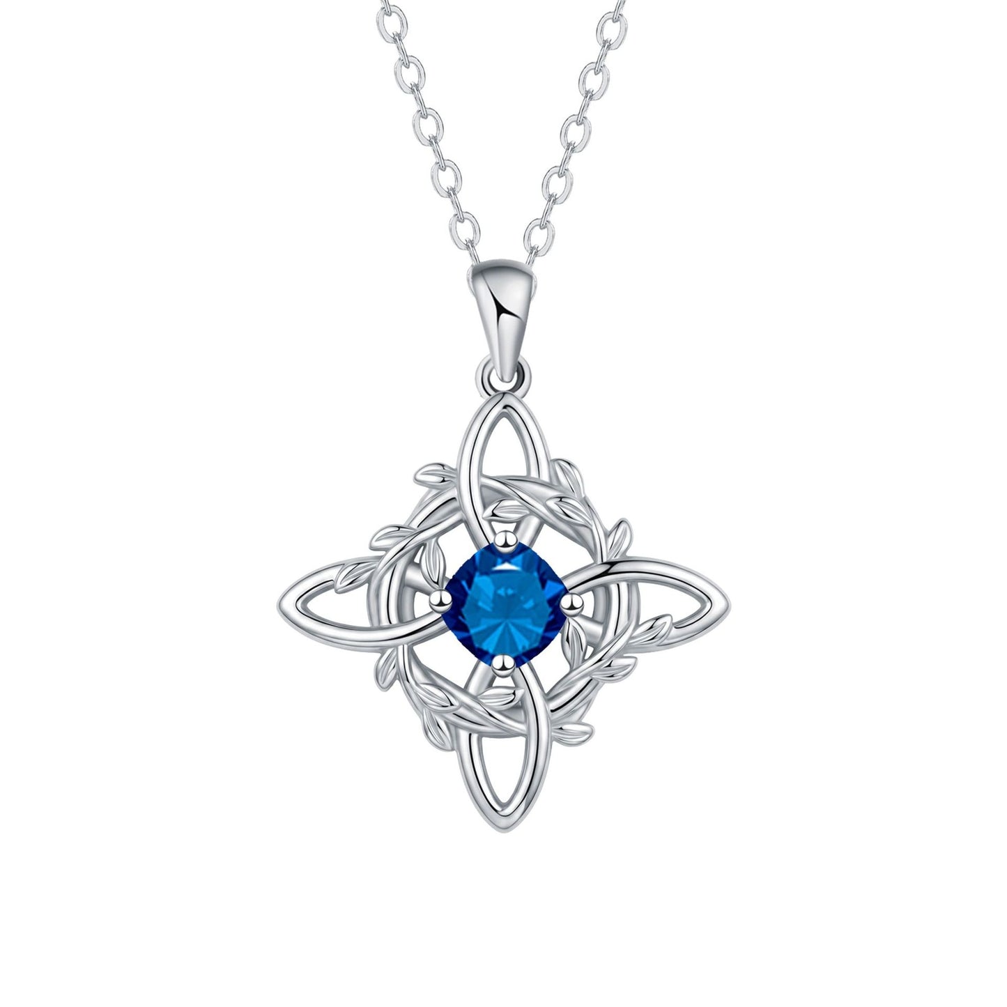 【Compra 1 y llévate 1 gratis】2 pieza 26 euros💥Collar místico de nudo de bruja con piedra de nacimiento 🔮💞 Protege a tus seres queridos