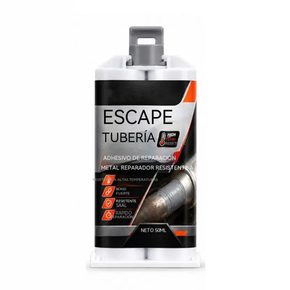 🥳💞 ¡Más de 50.000 unidades vendidas! ⭐🔧 Masilla reparadora de escapes para altas temperaturas: formulada especialmente para acero; ofrece una unión fuerte y duradera que resiste el calor extremo y las vibraciones. 🚗✅