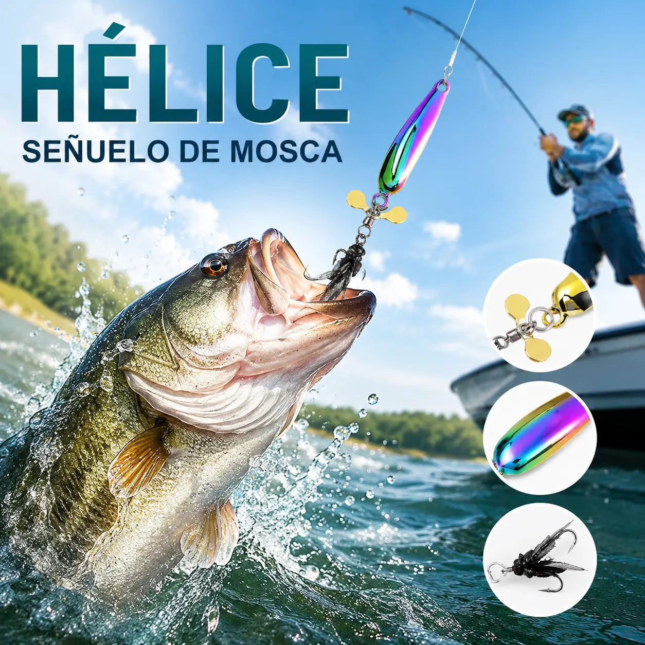 🐟【Vásárolj 3-at, kapsz 3-at ingyen】【6 db】🎣✨ Flitteres légycsali | Távolra dobható és jobban vonzza a halakat