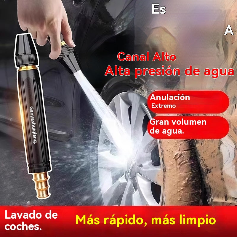 🔥【30% OFF】💧🚗Nueva boquilla de lavado de autos de alta presión, universal para regar flores, lavar autos y limpiar el suelo
