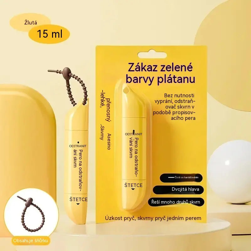 🔥🔥【Kupte 1, dostanete 1 zdarma】🧼 Přenosné oboustranné pero na odstraňování skvrn ✨ Okamžitý pomocník pro nouzové čištění oblečení (není třeba oplachovat); ideální na skvrny od oleje a kávy
